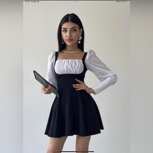 French Milkmaid, Wednesday inspired dress